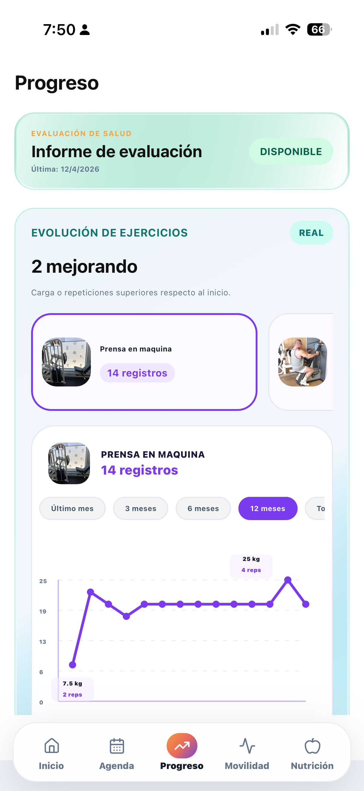 Progreso en MYON
